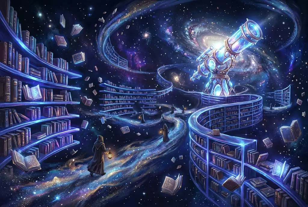 Ethereal Starry Library
